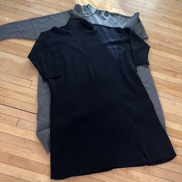 Eskandar sweater lot, 3 long oversized sweater dresses, 8 linen sweaters - Picture 5 of 14